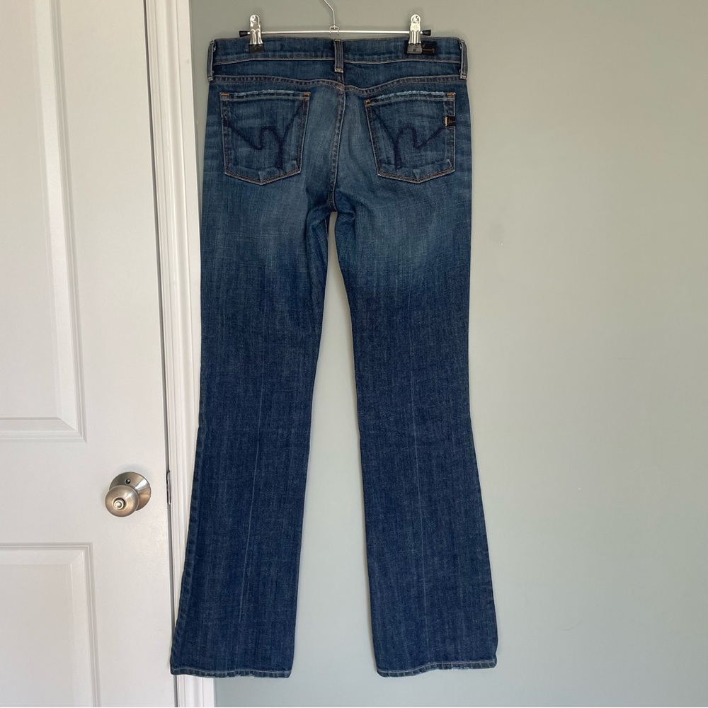 Citizens of Humanity "Kelly" Stretch Low Waist Bootcut #001 - Picture 4 of 16